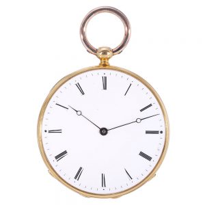 Swiss cylinder watch made for the Polish market Circa 1856
