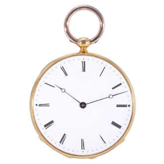 Swiss cylinder watch made for the Polish market Circa 1856