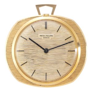 Unusual Swiss 18K gold keyless lever Ricochet watch Circa 1963