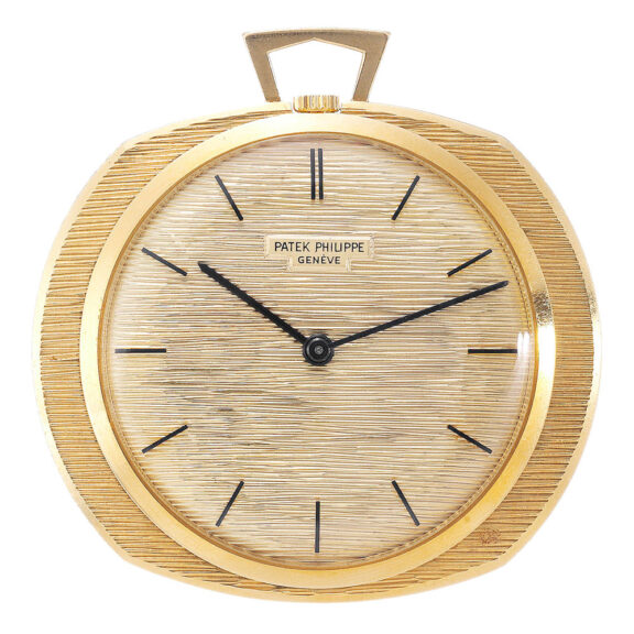 Unusual Swiss 18K gold keyless lever Ricochet watch Circa 1963