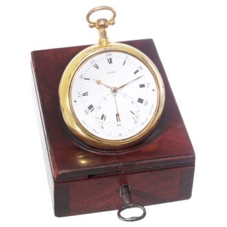English gilt-metal pair cased deck chronometer Circa 1795