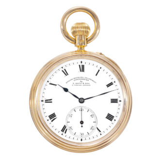 Possibly unique English gold chronometer Circa 1882-1883