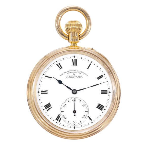 Possibly unique English gold chronometer Circa 1882-1883