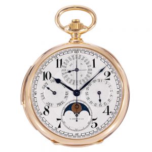 Extremely fine French gold complicated lever watch Circa 1910