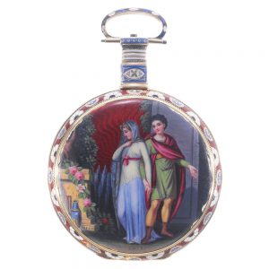 Swiss gold duplex made for the Chinese market Circa 1860
