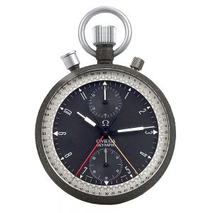 Swiss coated metal split seconds lever chronograph Circa 1963