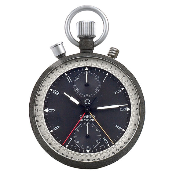 Swiss coated metal split seconds lever chronograph Circa 1963