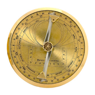 Swiss 18k gold double sided astronomical watch Circa 1983