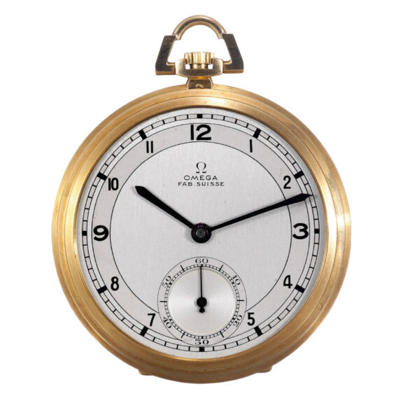 Elegant Swiss gold Art Deco style lever dress watch Circa 1935