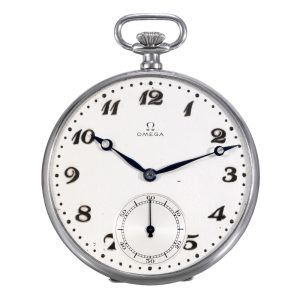 Swiss platinum open faced lever dress watch Circa 1935