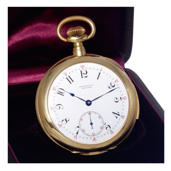 Swiss gold open faced minute repeating lever watch Circa 1892