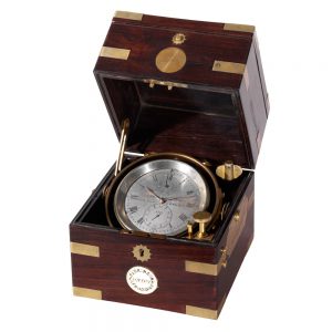 English marine chronometer with power reserve Circa 1860
