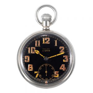 Swiss nickel open faced keyless lever pocket watch Circa 1940