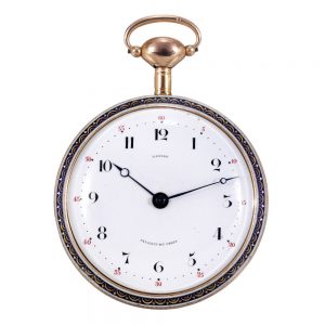 French gold à toc quarter repeating cylinder watch Circa 1788