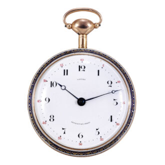 French gold à toc quarter repeating cylinder watch Circa 1788