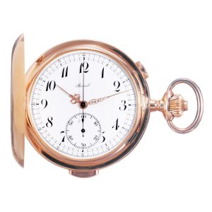 Swiss 18k rose gold repeating lever chronograph Circa 1910