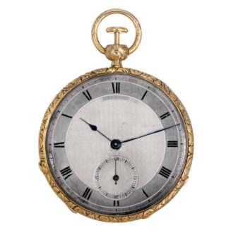 French 18k gold minute repeating cylinder watch Circa 1825