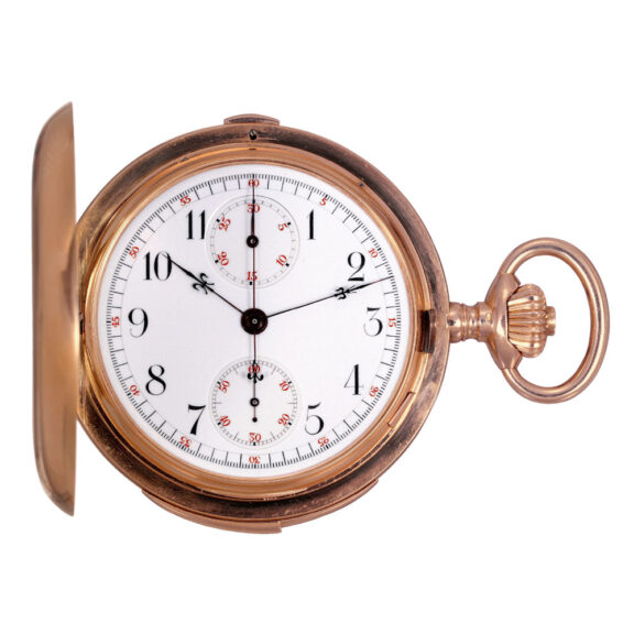 German gold and enamel repeating chronograph Circa 1905