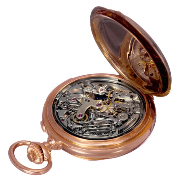 Swiss gold repeating split-seconds chronograph Circa 1910 Swiss gold repeating split-seconds chronograph Circa 1910