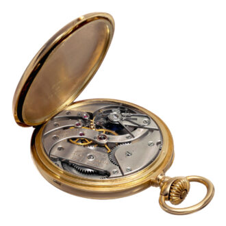 Swiss gold Adjusted Extra lever chronometer watch Circa 1898