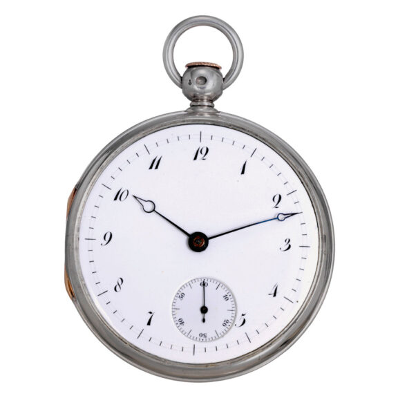 French striking clockwatch with jump hours Circa 1796-1797