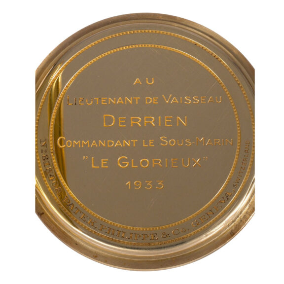 Swiss lever presentation watch of naval interest Circa 1933 Swiss lever presentation watch of naval interest Circa 1933