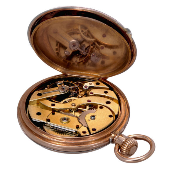 Possibly unique Swiss rose gold and platinum lever Circa 1868 Possibly unique Swiss rose gold and platinum lever Circa 1868