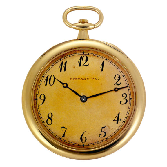 Extra flat Swiss gold open faced lever dress watch Circa 1909