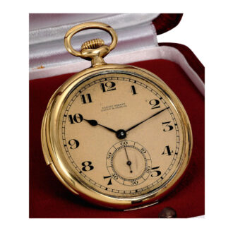 Swiss gold minute repeating lever dress watch Circa 1927