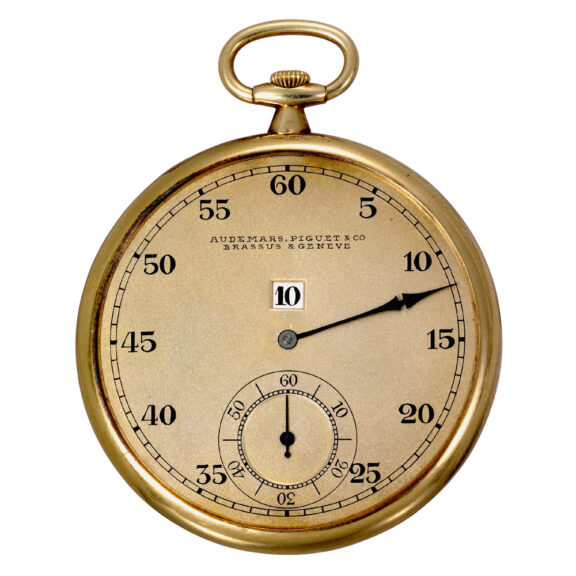 Swiss gold digital jump hour lever dress watch Circa 1917