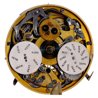 Extremely fine Swiss lever with six complications Circa 1885Extremely fine Swiss lever with six complications Circa 1885