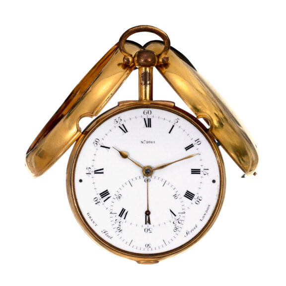 English gilt metal pair cased deck chronometer Circa 1795