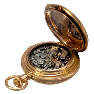 Important Russian 18k rose gold complicated watch Circa 1900