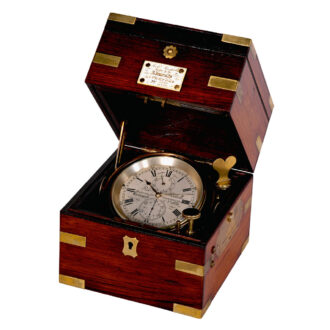 English Marine chronometer with power reserve Circa 1860