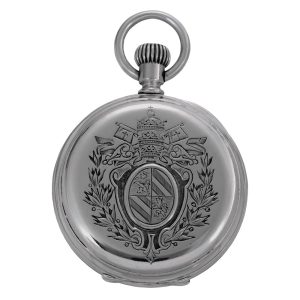 Historically important Swiss silver cylinder watch Circa 1876