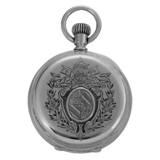Historically important Swiss silver cylinder watch Circa 1876