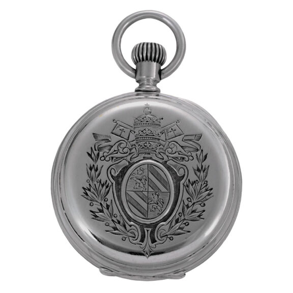 Historically important Swiss silver cylinder watch Circa 1876