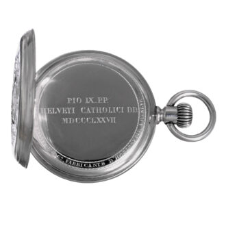 Historically important Swiss silver cylinder watch Circa 1876