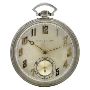 Elegant Swiss platinum Art Deco lever dress watch Circa 1920