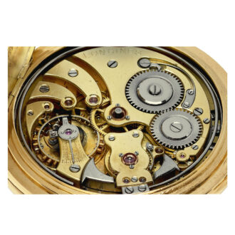 Swiss gold minute repeating keyless lever watch Circa 1899