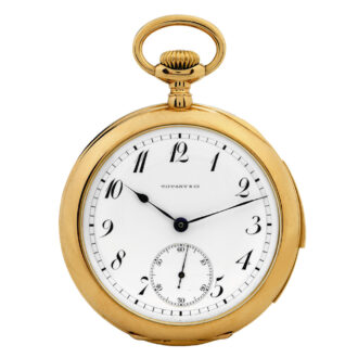 Swiss 18k gold five minute repeating lever watch Circa 1898