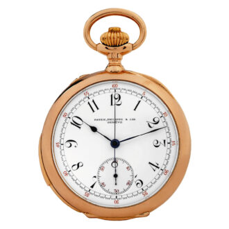 Swiss rose gold minute repeating lever chronograph Circa 1899