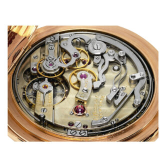 Swiss repeating split seconds lever chronograph Circa 1888