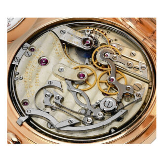 Swiss repeating split seconds lever chronograph Circa 1889