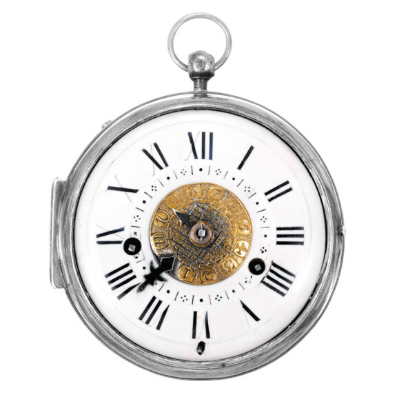 French single-handed oignon watch with alarm Circa 1720