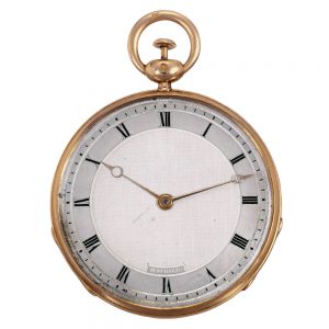 French quarter repeating ruby cylinder pocket watch Circa 1830