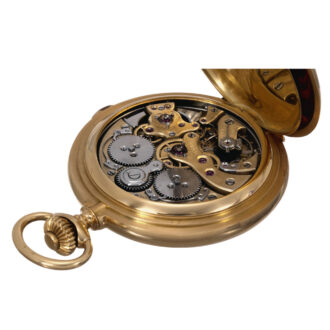 Swiss repeating grande and petite sonnerie lever Circa 1905