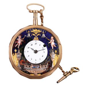 Swiss repeating verge with five automaton actions Circa 1795