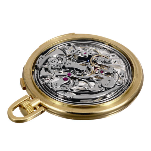Important Swiss 18k gold complicated lever watch Circa 1963 Important Swiss 18k gold complicated lever watch Circa 1963
