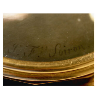 French gold quarter repeating cylinder pocket watch Circa 1808